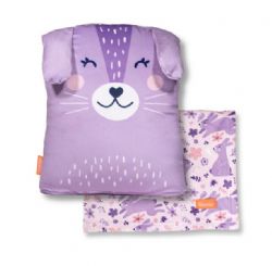 ENSEMBLE PELUCHE COUVERTURE 3 EN 1  -  LAPIN